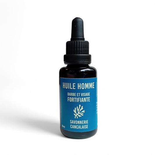 Huile "Homme" Fortifiante Visage & Barbe